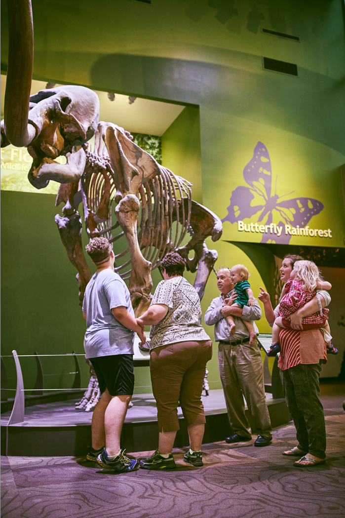 Boy and Mom at Museum