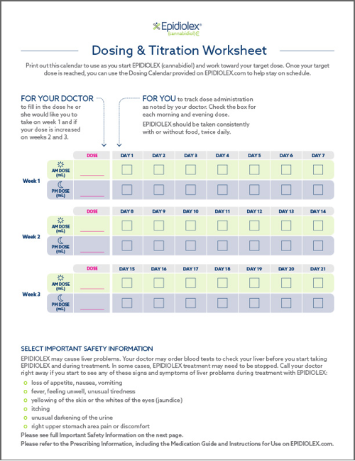 Downloadable Tool: Dosing and Titration Cover Page