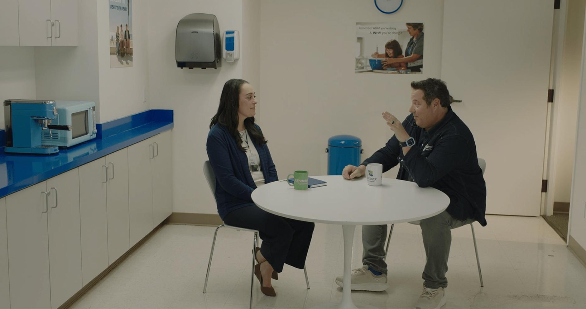 Greg Grunberg hosting The Care Giver series, talking to a doctor about getting started on EPIDIOLEX® (cannabidiol)